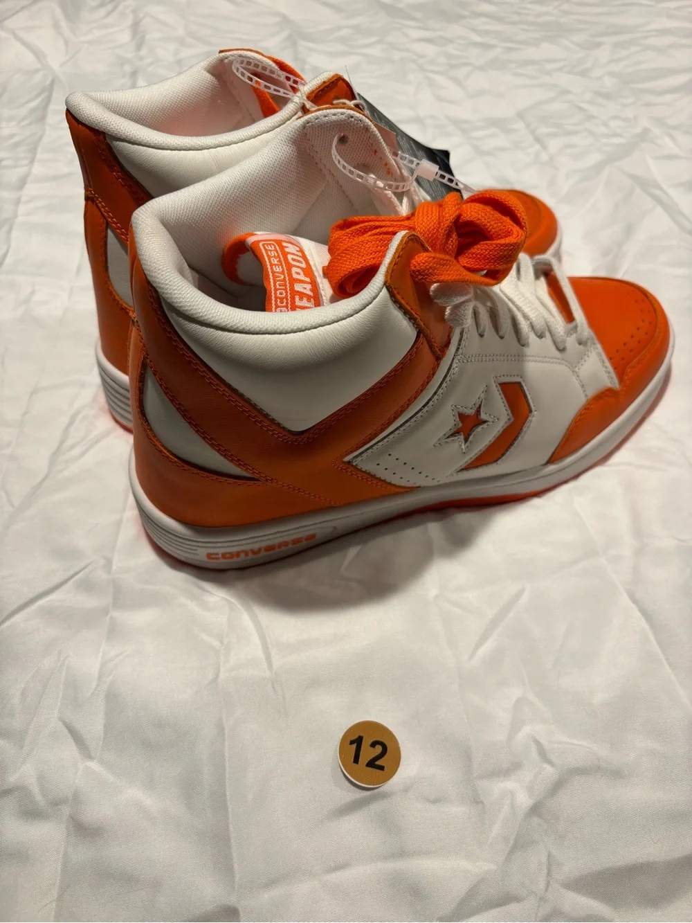 Converse Weapons High-Top Sneakers BNWT Size 12 — Syracuse Colors